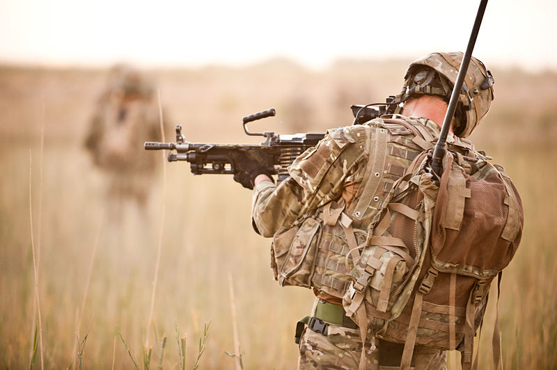 British soldier in Helmand