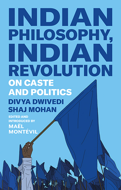 Indian Philo book cover with protest image