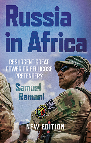 Russia in Africa book cover with soldiers on cover