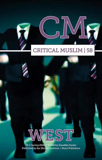 Critical Muslim 58 cover showing headless business suits walking